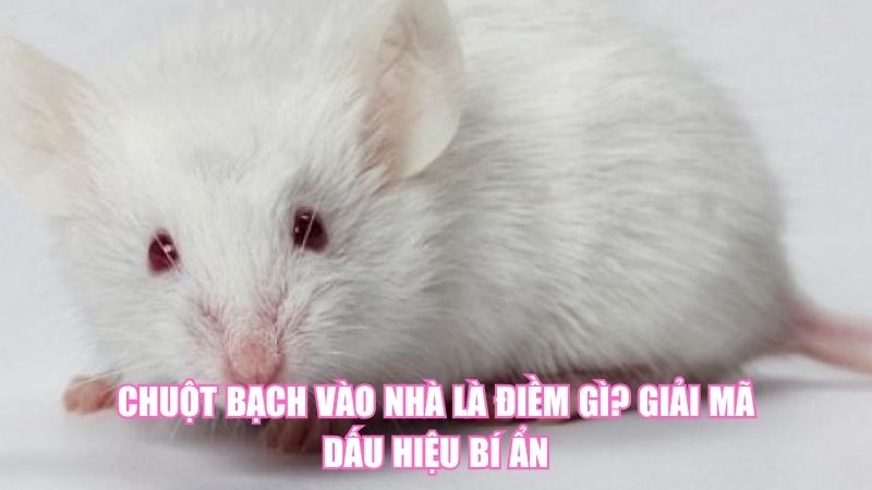 Chuột Bạch Vào Nhà Là Điềm Gì? Giải Mã Dấu Hiệu Bí Ẩn