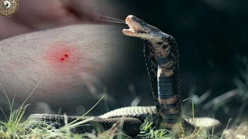 Nằm mơ thấy rắn cắn người thân đánh con gì? 