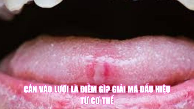 Cắn vào lưỡi là điềm gì? Giải mã dấu hiệu từ cơ thể